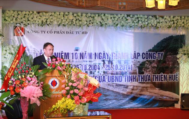 Ông. Phan Ngô Tống Hưng – Chủ tịch HĐQT phát biểu cảm ơn